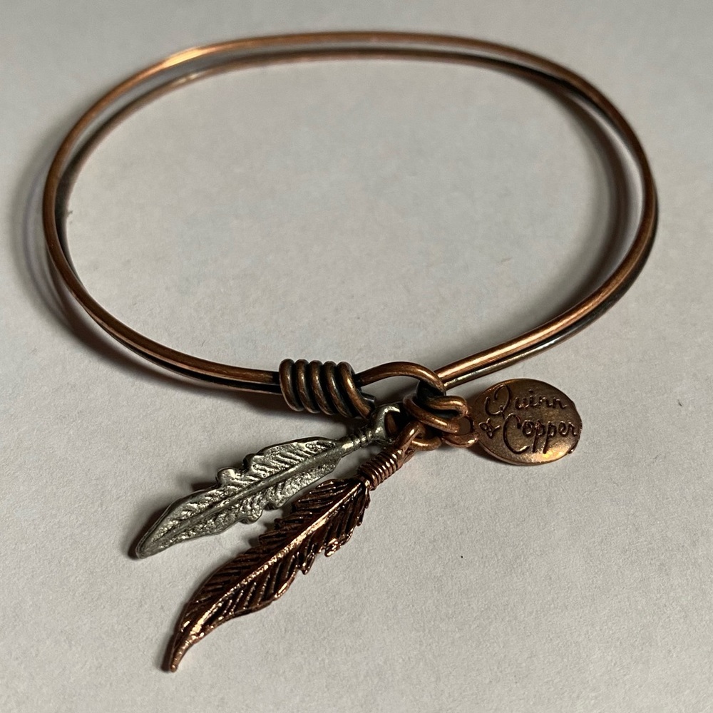 Quinn and Copper | Hook-On Feather Bracelet